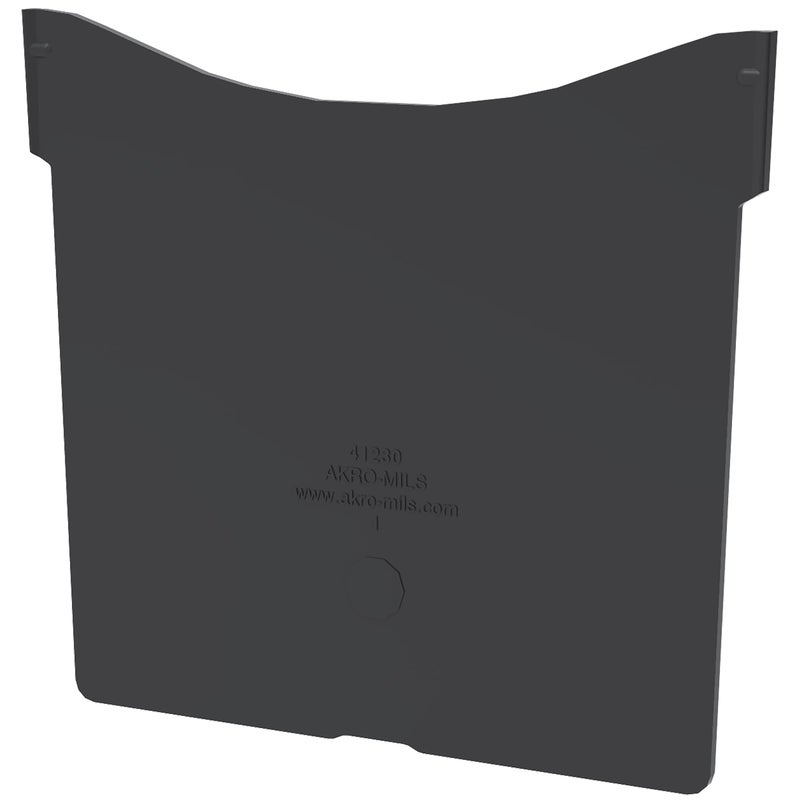 Akro-Mils 41230 Plastic Width Dividers for AkroBins Stackable Storage Bins Model 30230, Custom Storage Inserts for Tools, Crafts & Supplies, 6-Pack, Black - Image 1